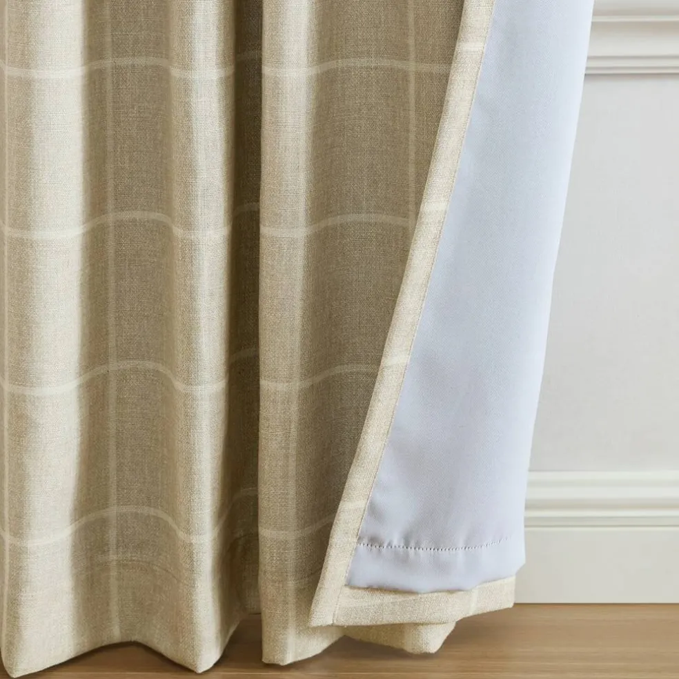 Threadmade Sawyer Window Panel, Linen - 52"W x 84"L
