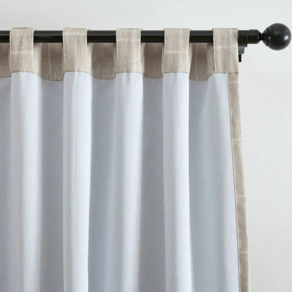 Threadmade Sawyer Window Panel, Linen - 52"W x 84"L