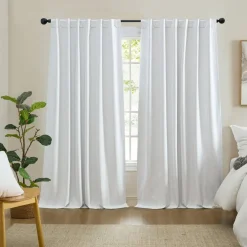 Threadmade Solace Blackout Window Panel, White - 52