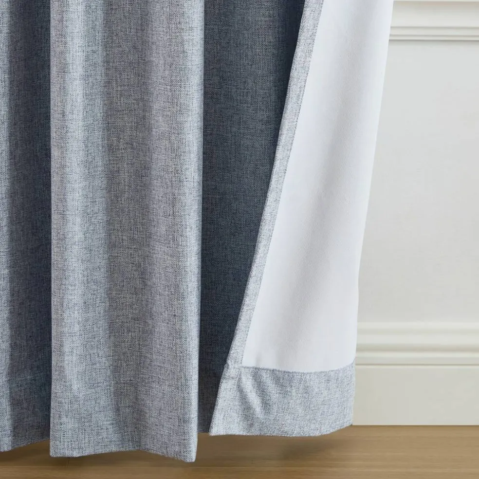 Threadmade Solace Blackout Window Panel, White - 52"W x 95"L