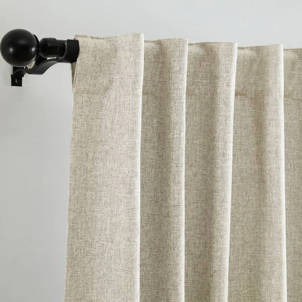 Threadmade Solace Blackout Window Panel, White - 52"W x 95"L