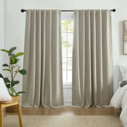 Threadmade Solace Blackout Window Panel, White - 52