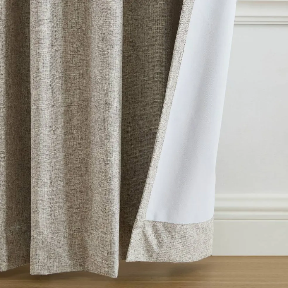 Threadmade Solace Blackout Window Panel, White - 52"W x 95"L
