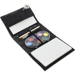 Three By Three Jotblock Travel Postcard Watercolor Paint Set