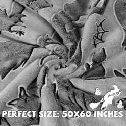 Throw Blanket Kids Soft Fleece Blankets(Witch)