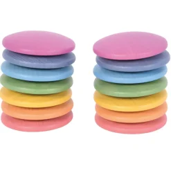 TickiT® Rainbow Wooden Discs Set