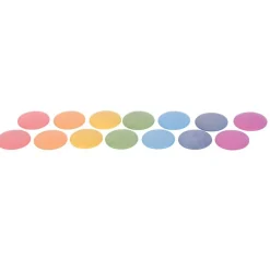 TickiT® Rainbow Wooden Discs Set