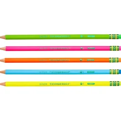 Ticonderoga® No.2 HB Neon Wood-Cased Pencil Set