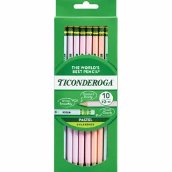 Ticonderoga® No.2 HB Pastel Wood-Cased Pencil Set