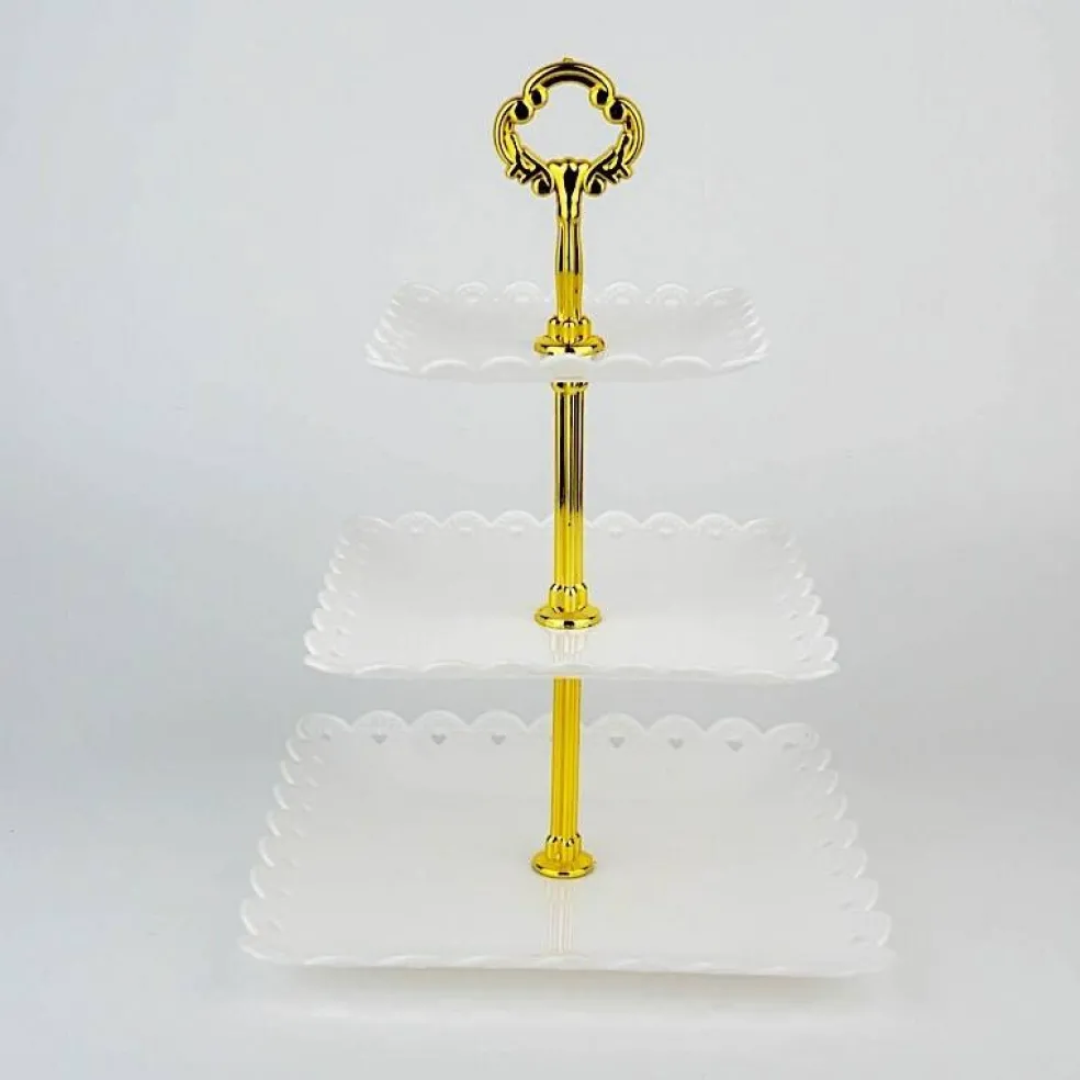 3 Tier Plastic Cupcake Holder