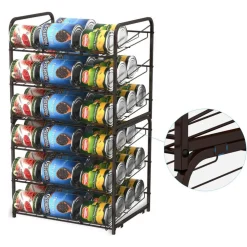 3-Tier Stackable Can Rack Organizer