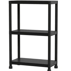 3 Tier Storage Shelving Unit Heavy Duty PP Utility Shelf Organizer for Garage Pantry Kitchen Laundry, 300 lbs Capacity