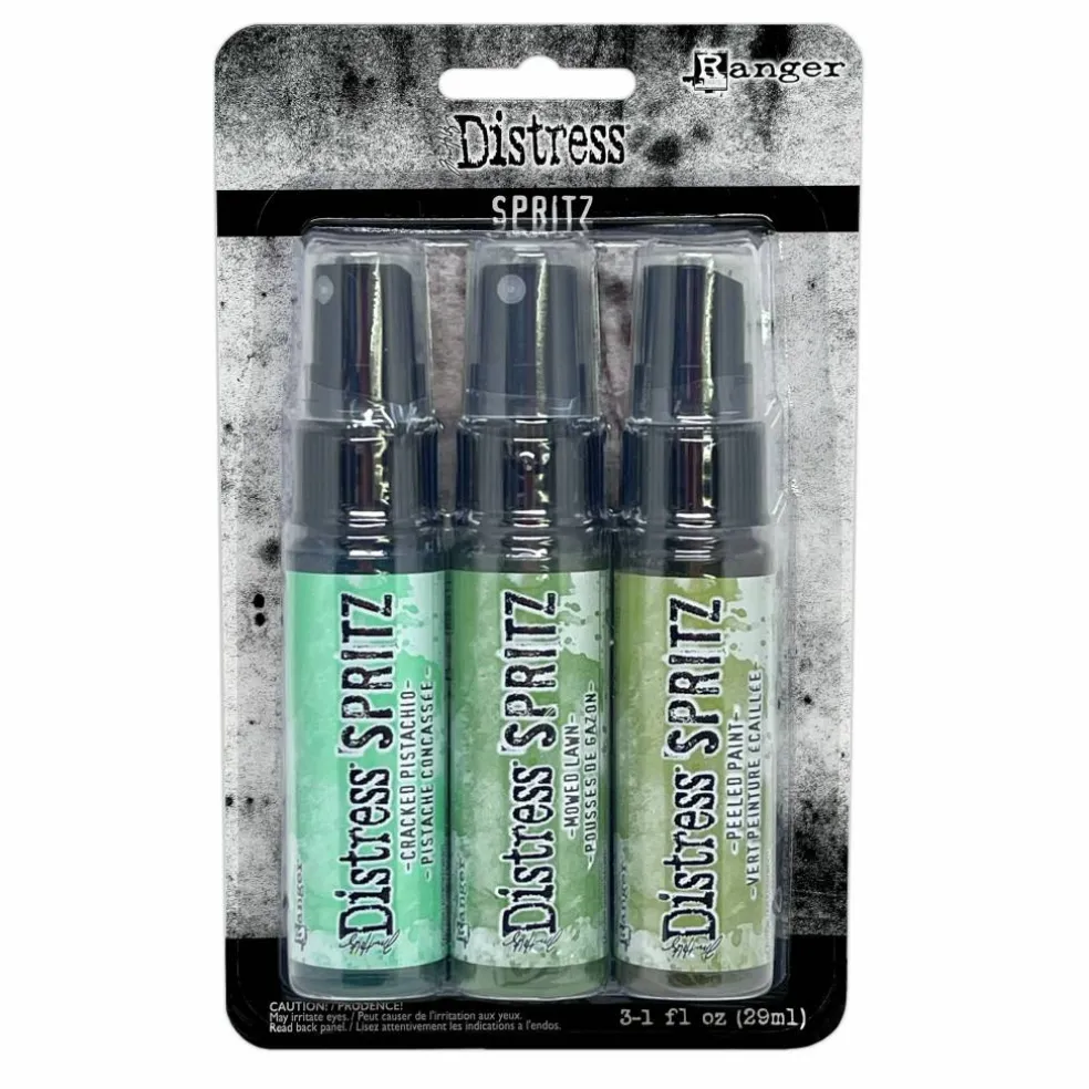 Tim Holtz® Distress® Spritz Green Pigment Spray Set