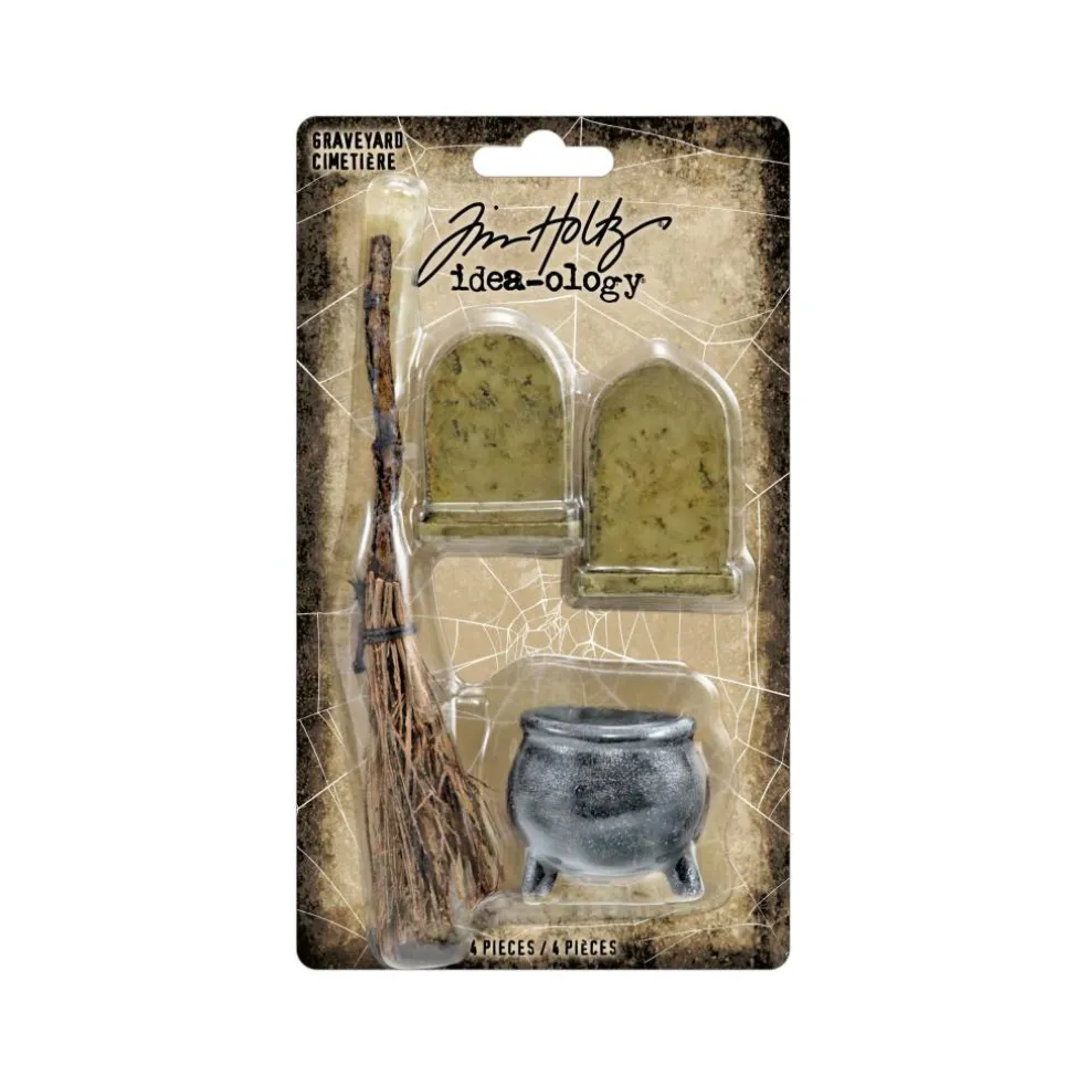 Tim Holtz® Idea-Ology Graveyard Embellishment Set
