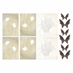 Tim HoltzĀ® Idea-Ology Halloween Window & Bat Wing Transparencies