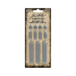 Tim Holtz® Idea-Ology Metal Halloween Word Plaques & Tags, 11ct.