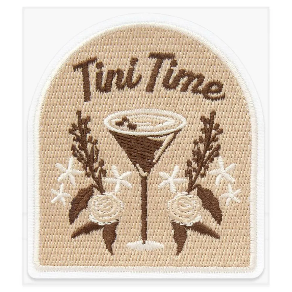 Tini Time Embroidered Iron-On & Adhesive Patch by Make Market®