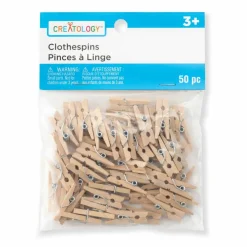 Tiny Wood Clothespins, 50ct. by Creatology™