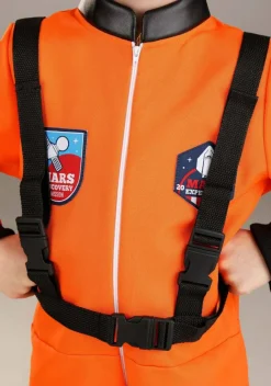 Toddler Classic Orange Astronaut Costume