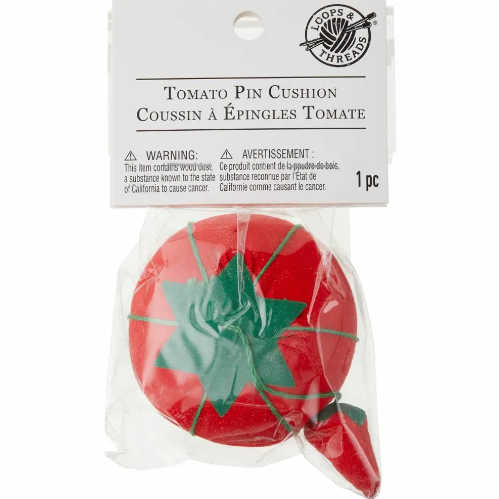 Tomato Pin Cushion by Loops & Threads™
