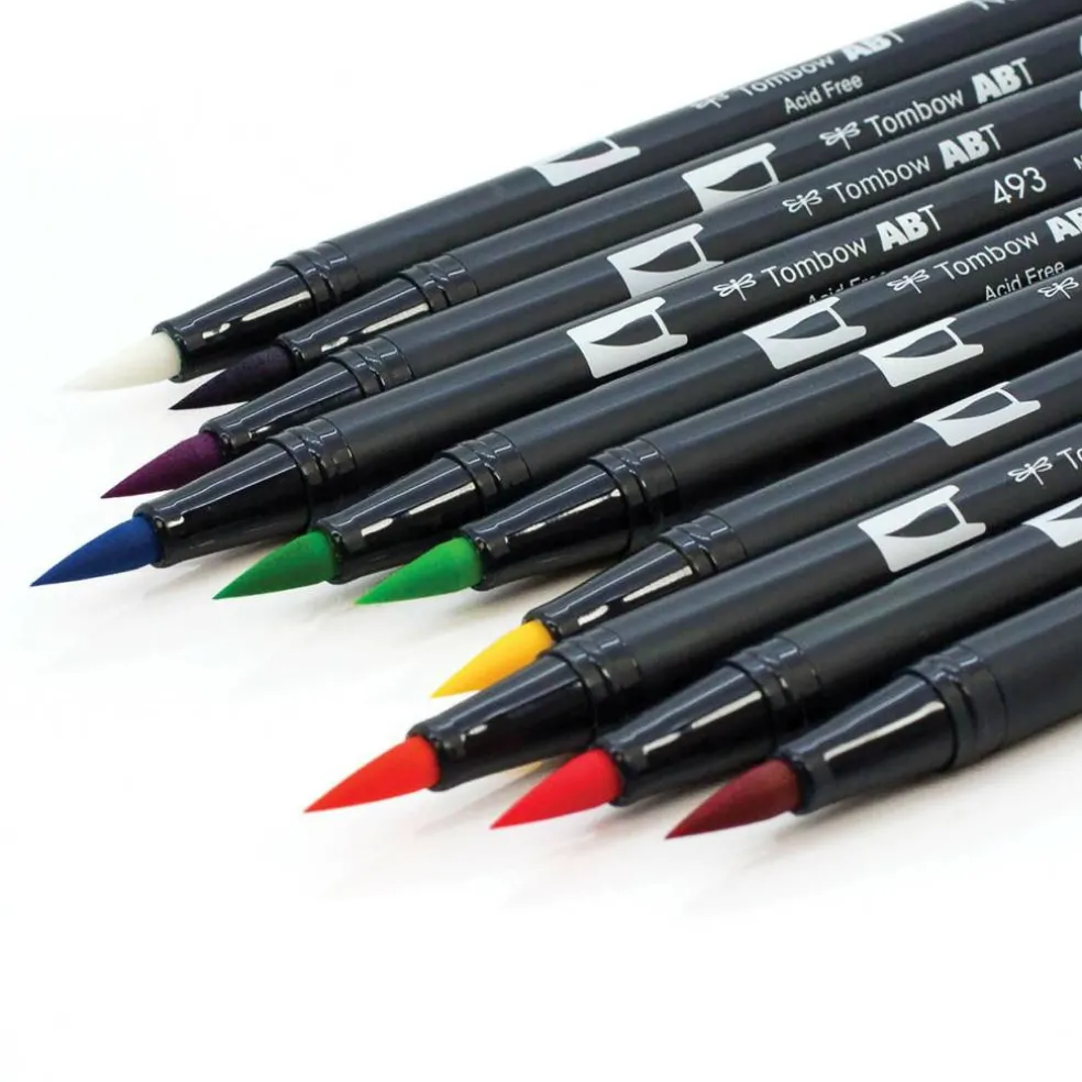 Tombow Bright Dual Brush Pens