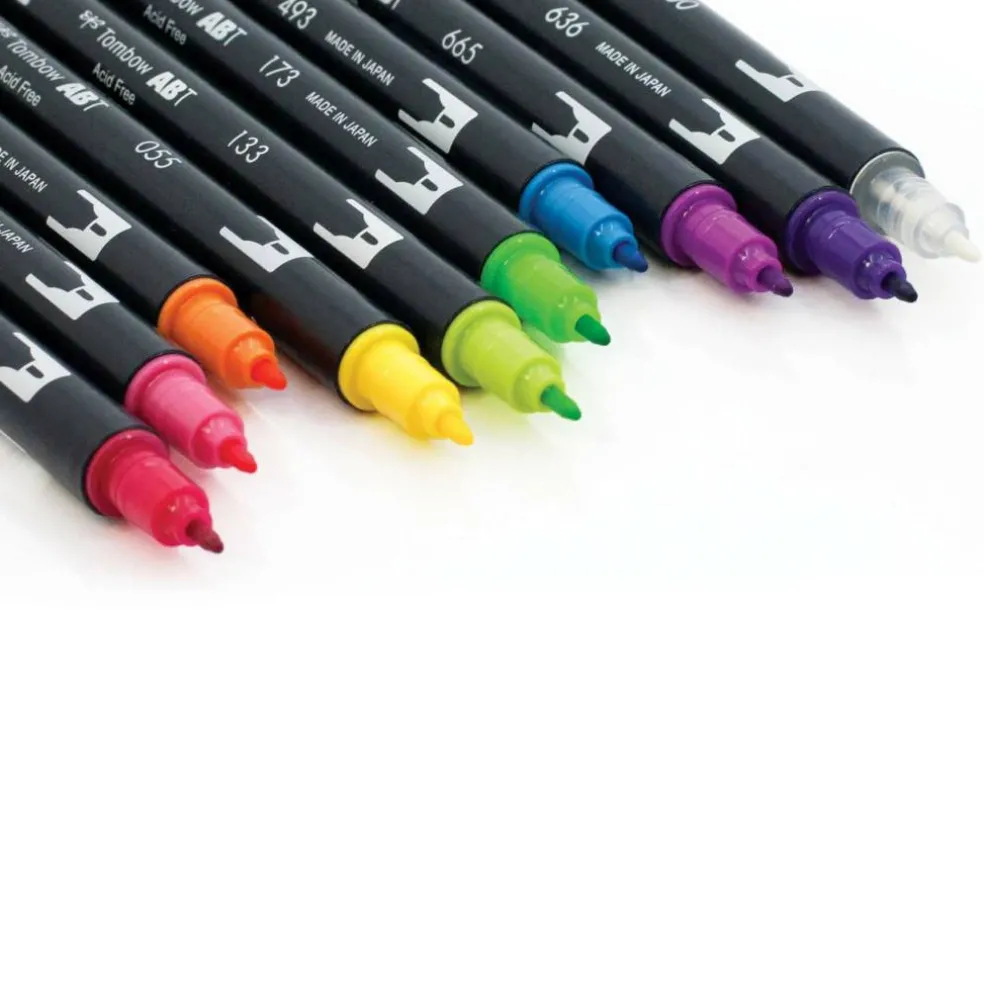 Tombow Bright Dual Brush Pens