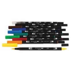 Tombow Primary Palette Dual Brush Pen Set