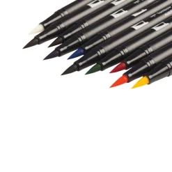 Tombow Primary Palette Dual Brush Pen Set