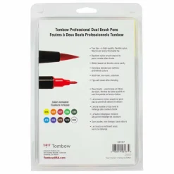 Tombow Primary Palette Dual Brush Pen Set