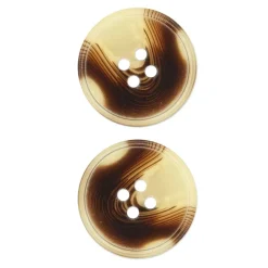 1" Tortoise Buttons, 2ct. by Loops & Threads®
