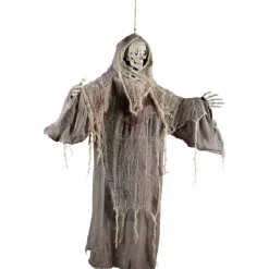36" Touch Activated Hanging Death Reaper Halloween Decoration
