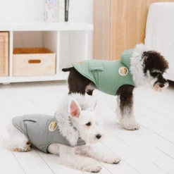 Touchdog - Large - Brown - Duck-Down Parka Dog Coat - 1 Piece