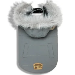 Touchdog - Large - Brown - Duck-Down Parka Dog Coat - 1 Piece