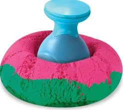 Toy - Kinetic Sand Ultimate Sandisfying Set, 2lb of Pink, Yellow and Teal Play Sand, 10 Molds and Tools, Sensory Toys for Kids Ages 7+