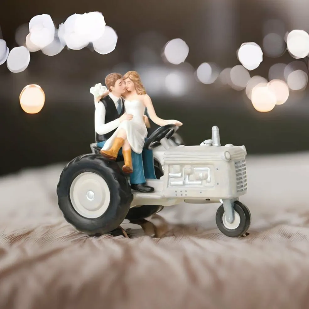 Tractor Western Cake Topper