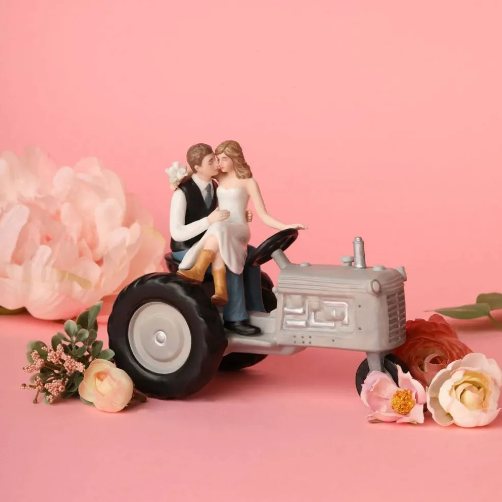 Tractor Western Cake Topper
