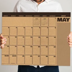 2027 Trail + Timber Large Desk Pad Monthly Blotter Calendar