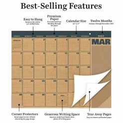 2027 Trail + Timber Large Desk Pad Monthly Blotter Calendar