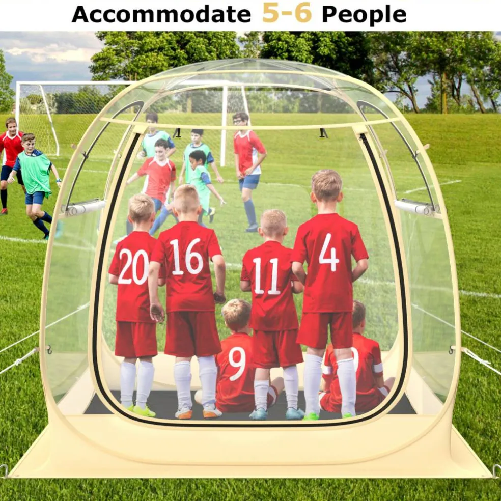 Transparent Pop-Up Bubble Tent Instant Setup Outdoor Camping Sports Shelter