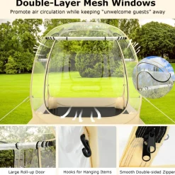Transparent Pop-Up Bubble Tent Instant Setup Outdoor Camping Sports Shelter