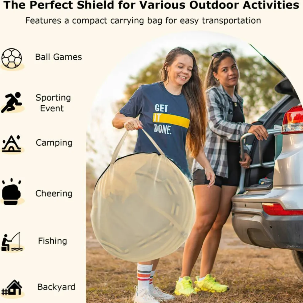 Transparent Pop-Up Bubble Tent Instant Setup Outdoor Camping Sports Shelter