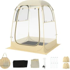 Transparent Pop-Up Bubble Tent Instant Setup Outdoor Camping Sports Shelter