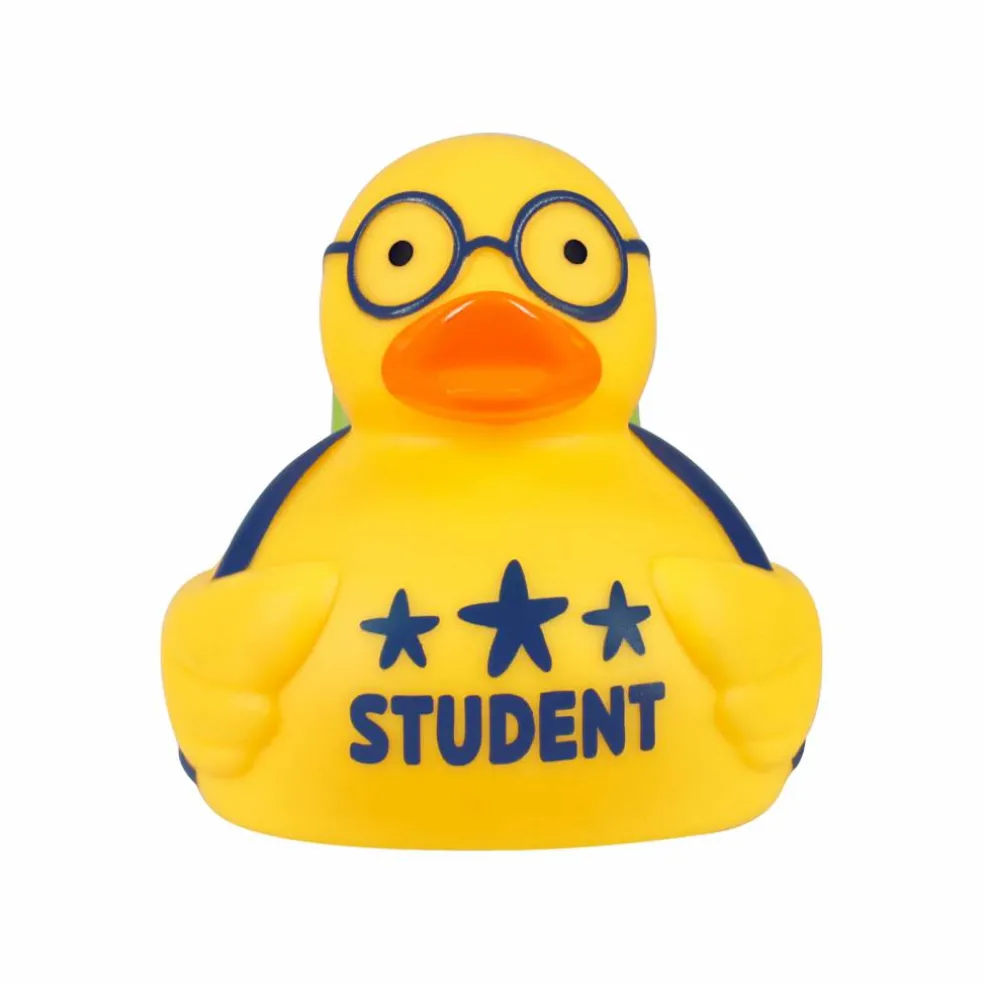 Treasure Box 3.5" Back to School Rubber Duck by Creatology™