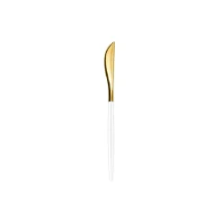 Trendables Two-Toned Disposable Plastic Cutlery – Choose 120 Count Two toned Forks,Plastic Spoons, or Disposable plastic Knives – Elegant Heavy Duty Utensils for Parties, Weddings, Birthdays, Dinner Buffets, Holidays, and Everyday plastic silverware