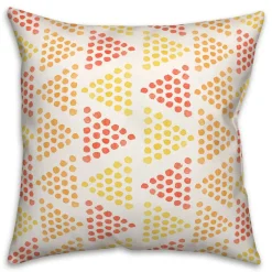 Triangles Throw Pillow