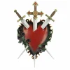 Triple Sword-Pierced Sacred Heart Wall Décor by Ashland®