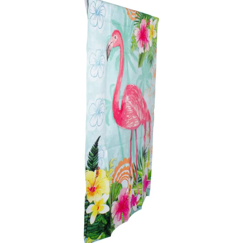 Tropical Flamingo Spring Outdoor House Flag