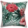 Tropical Flowers 18" x 18" Indoor / Outdoor Pillow