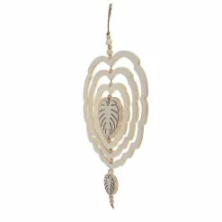 15.5" Tropical Leaf DIY Plywood Wind Spinner Décor by Make Market®
