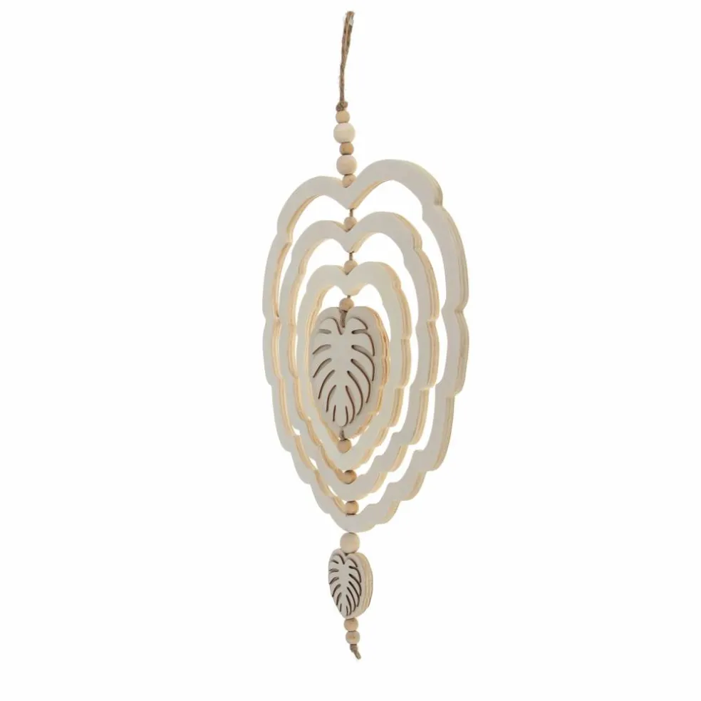 15.5" Tropical Leaf DIY Plywood Wind Spinner Décor by Make Market®